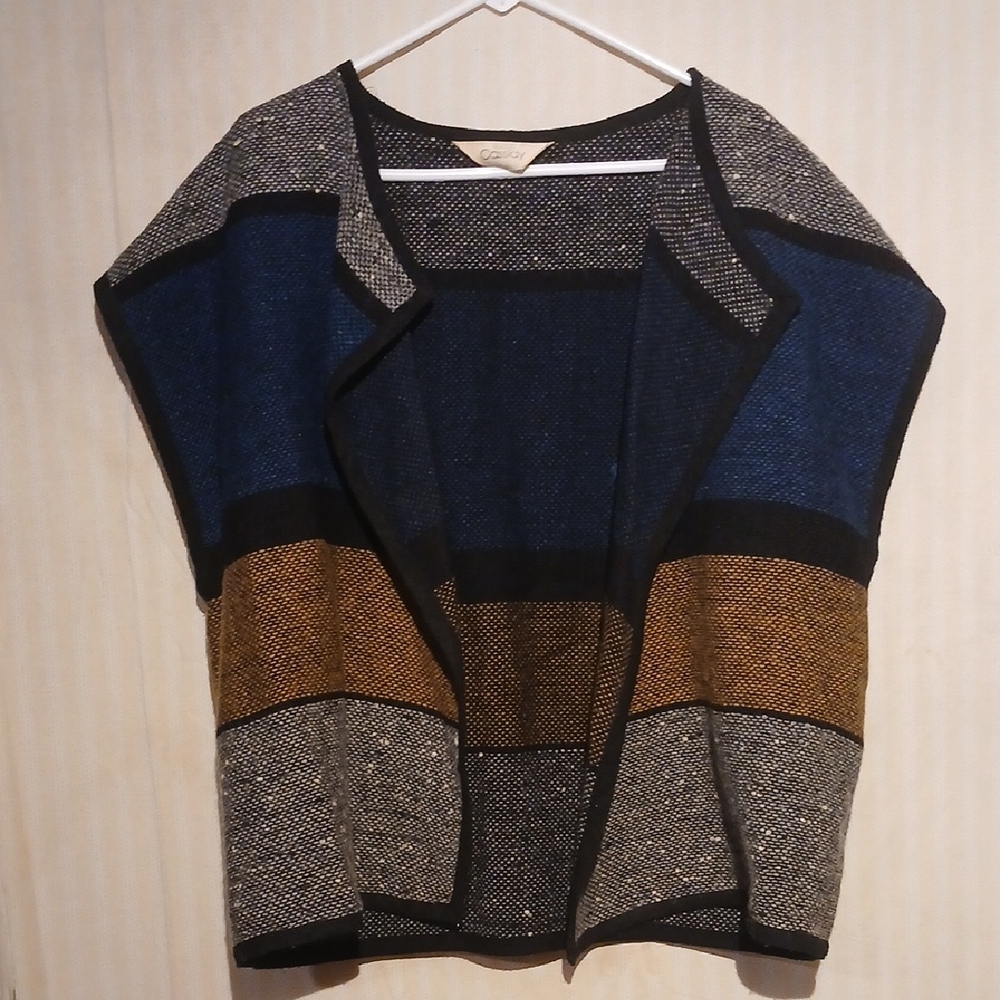Chic Colorblock Women's Poncho